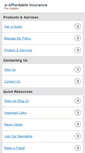 Mobile Screenshot of affordableautopolicy.com
